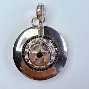 Thomas Sabo UFO Disc Sterling Silver 925 Vintage Pendant Enhancer Charm